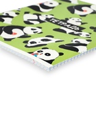 Тетрадь в клетку, 36 л., А5, на скрепке, блок №1 «Панды» МИКС - Фото 2