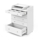 Комод пеленальный детский Leo «Лео» 800/5, 80×47×101 см, 5 ящиков, с органайзером, белый - Фото 1