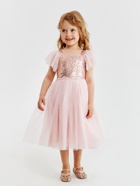 Платье нарядное для девочки KAFTAN с крылышками, розовое, рост 128-134 см 10516851