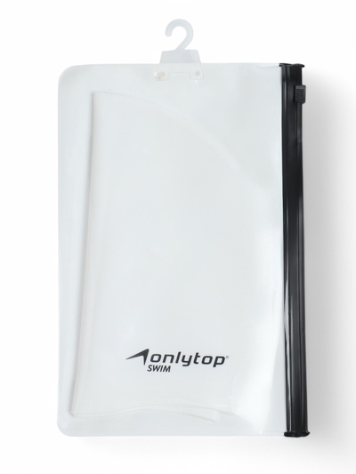 Шапочка для плавания взрослая ONLYTOP, силиконовая, 56 г, обхват 54-60 см, белая