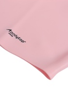 Шапочка для плавания взрослая ONLYTOP, для длинных волос, силиконовая, обхват 54-60 см, розовая - Фото 4