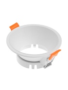 Светильник встраиваемый под лампу MR-16, круглый, пластиковый, белый - Фото 6