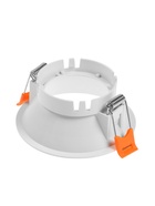 Светильник встраиваемый под лампу MR-16, круглый, пластиковый, белый - Фото 8