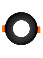 Светильник встраиваемый под лампу MR-16, круглый, пластиковый, чёрный - Фото 5