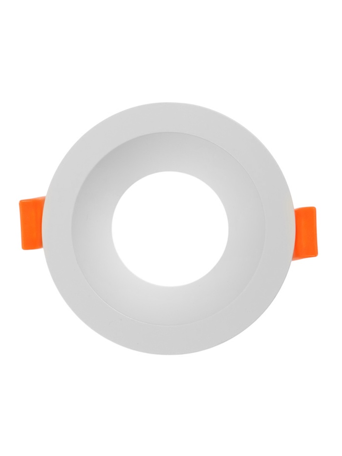 Светильник встраиваемый под лампу MR-16, круглый, пластиковый, белый