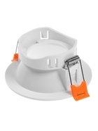 Светильник встраиваемый под лампу MR-16, круглый, пластиковый, белый - Фото 8