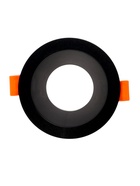 Светильник встраиваемый под лампу MR-16, круглый, пластиковый, чёрный - Фото 5