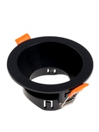 Светильник встраиваемый под лампу MR-16, круглый, пластиковый, чёрный - Фото 6