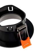 Светильник встраиваемый под лампу MR-16, круглый, пластиковый, чёрный - Фото 9