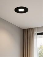 Светильник встраиваемый под лампу MR-16, круглый, металлический, чёрный - Фото 2