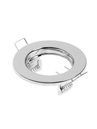 Светильник встраиваемый под лампу MR-16, круглый, металлический, хромированный - Фото 6