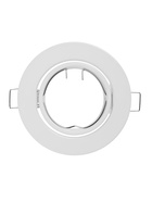 Светильник встраиваемый под лампу MR-16, поворотный, круглый, металлический, белый - Фото 5