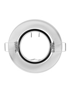 Светильник встраиваемый под лампу MR-16, поворотный, круглый, металлический, белый - Фото 8