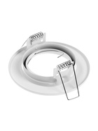 Светильник встраиваемый под лампу MR-16, поворотный, круглый, металлический, белый - Фото 9