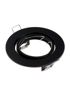 Светильник встраиваемый под лампу MR-16, поворотный, круглый, металлический, чёрный - Фото 6