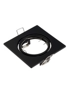 Светильник встраиваемый под лампу MR-16, поворотный, квадратный, металлический, чёрный - Фото 6