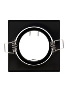 Светильник встраиваемый под лампу MR-16, поворотный, квадратный, металлический, чёрный - Фото 8