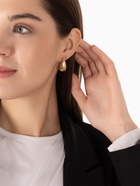 Серьги металл «Капля» микро блёстки, цвет золото - фото 808849525