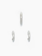 Серьги каффы «Трио», набор 3 шт. цвет серебро - Фото 7