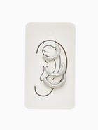 Серьги каффы «Трио», набор 3 шт. цвет серебро - Фото 5