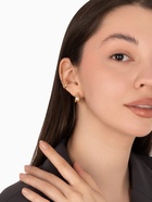 Серьги и кафф QF «Бублик», набор 4 шт. цвет золото - Фото 9