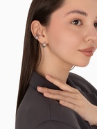 Серьги и кафф QF «Бублик», набор 4 шт. цвет серебро - Фото 11