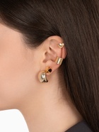 Серьги и кафф QF «Объёмные фигуры», набор 4 шт. цвет золото - Фото 2