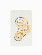 Набор серьги и каффы 3 шт. «Бублик», сердце, цвет золото - Фото 4