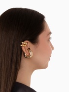 Серьги и кафф QF «Бублики трио», набор 4 шт. цвет золото - Фото 6