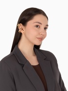 Серьги и кафф QF «Бублики трио», набор 4 шт. цвет золото - Фото 7