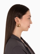 Серьги кольца и каффы QF «Бублик», набор, цвет серебро, золото - Фото 5