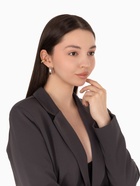 Серьги кольца и каффы QF «Бублик», набор, цвет золото, серебро - Фото 13