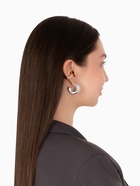 Серьги кольца и каффы QF «Бублик», набор, цвет золото, серебро - Фото 12