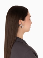 Серьги и каффы QF «Сердечки», набор, бублик, цвет серебро - Фото 4