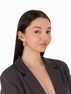 Серьги и каффы QF «Плетённый бублик», набор, цвет золото - Фото 9