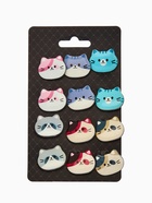 Брошь «Мордочка котёнка», МИКС в серебре - Фото 6