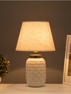 Настольная лампа "Рогожка" 1х40Вт Е27 бежевый 24,5х24,5х39,5см 10841039