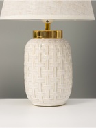 Настольная лампа «Рогожка» 1×40 Вт Е27 бежевый 24.5×24.5×39.5 см - Фото 4