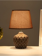 Настольная лампа «Кудри» 1×40 Вт Е14 кофе/белый 19.5×19.5×31 см - Фото 2