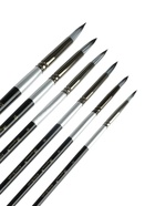 Набор кистей для рисования, синтетика, 6 штук: № 2, 4, 6, 8, 10, 12, круглые, международный размер 10843673