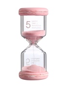 Песочные часы на 5 минут «Макарун», 4.4×9.8 см, розовые 10648569 - фото 16961390