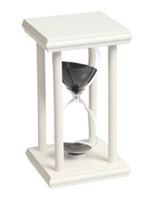 Песочные часы, на 30 минут, 8.8×14 см, деревянные, белые - Фото 4