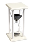 Песочные часы, на 45 минут, 10×10×20 см, деревянные, белые - Фото 4