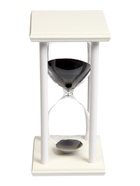 Песочные часы, на 45 минут, 10×10×20 см, деревянные, белые - Фото 5