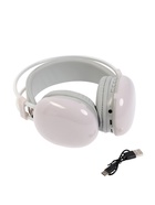 Наушники беспроводные, полноразмерные, Mybit W-33, RGB подсветка, Bluetooth 5.3, 800 мАч, Type-C, RGB подсветка, белые - Фото 8