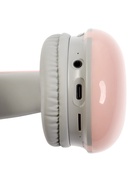 Наушники беспроводные, полноразмерные, Mybit W-33, RGB подсветка, Bluetooth 5.3, 800 мАч, Type-C, RGB подсветка, розовые - Фото 11