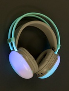 Наушники беспроводные, полноразмерные, Mybit W-33, RGB подсветка, Bluetooth 5.3, 800 мАч, Type-C, RGB подсветка, зелёные - Фото 12