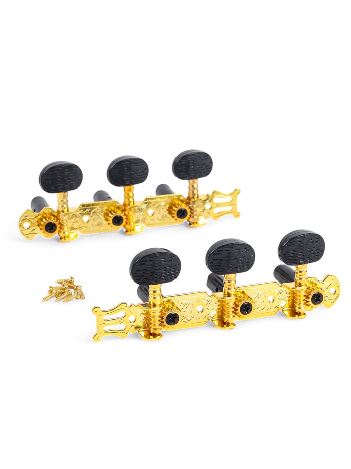 Комплект колковой механики Music Life черный с золотым - Фото 1