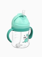 Mum&Baby, Поильник- непроливайка с трубочкой, дракоша, бирюзовый SL-07275B 10747847 - фото 14467385