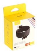 Кабель Lightning - USB, магнитный, 3 А, 18 Вт, с оплёткой, серый - Фото 10